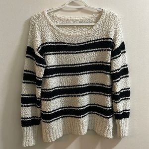 Oversized striped black and white sweater, Women’s size small, Maurice’s brand
